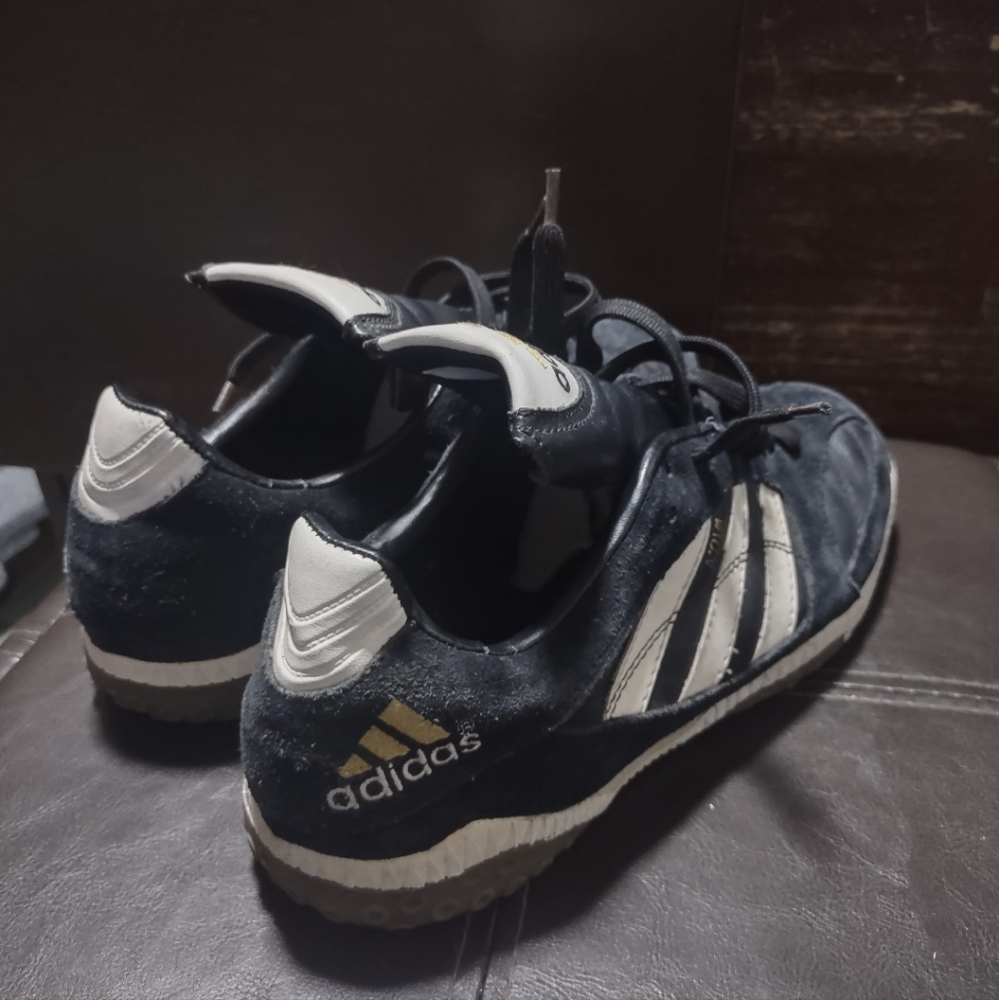 Adidas Indoor Shoes Vintage Men's Black Sneakers - Picture 5 of 8